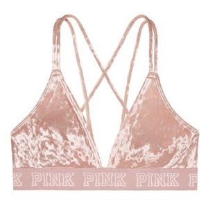 Velvet Triangle Bralette